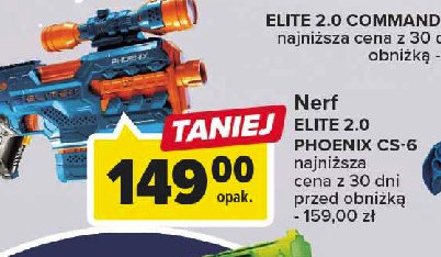 Wyrzutnia elite longshot cs-6 Nerf promocja