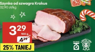 Szynka od szwagra Krakus promocja w Delikatesy Centrum