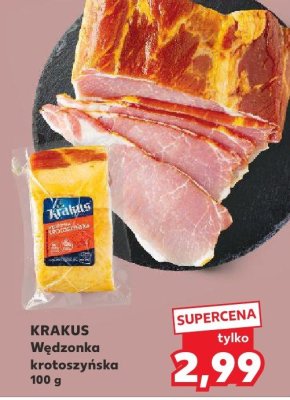 Wędzonka kratoszyńska KRAKUS promocja w Kaufland