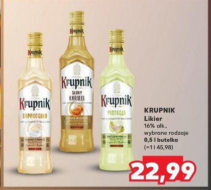 Wódka Krupnik cappuccino promocja