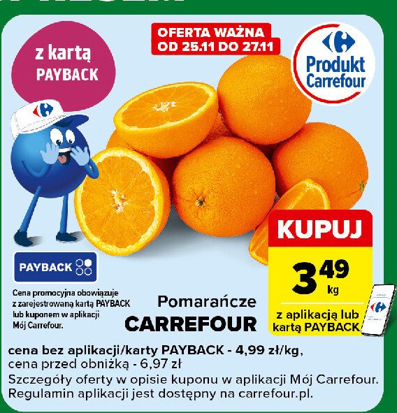 Pomarancze Carrefour promocja w Carrefour Express