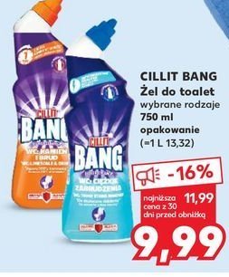 Płyn do toalet Cillit bang kamień i trudne zabrudzenia promocja