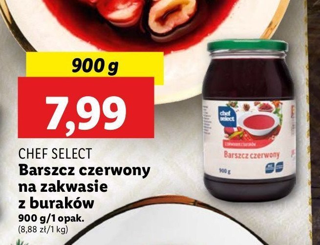 Barszcz czerwony Chef select promocja