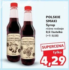 Syrop wiśniowy Polskie smaki syrop promocja