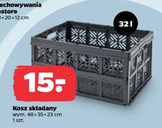 Kosz sk艂adany 32 l promocja