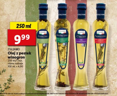 Olej z pestek winogron mediterranea Italiamo promocja