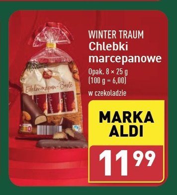 Chlebek marcepanowy Wintertraum promocja w Aldi