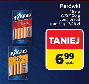 Parówki z szynki Tarczyński promocja w Carrefour