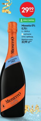 Napój bezalkoholowy Mionetto 0% promocja w Żabka