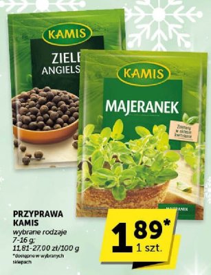 Przyprawa Kamis wybrane rodzaje promocja w Euro Sklep