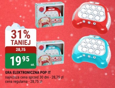 Gra elektroniczna Pop It promocja w bi1