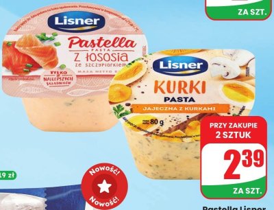 Pastella Lisner, różne rodzaje promocja w Dino