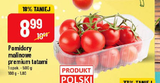Pomidory malinowe premum promocje