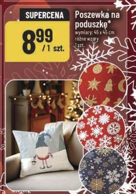Poszewka na poduszkę 45x45 cm POLOmarket promocja w POLOmarket