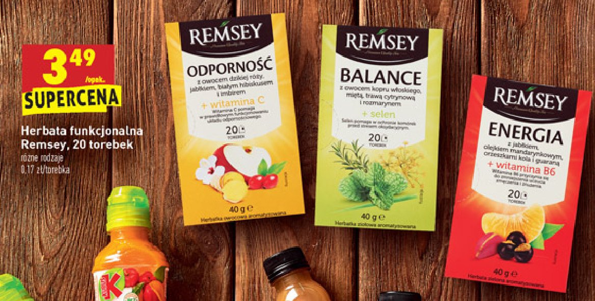 Herbata funkcjonalna balance Remsey promocja