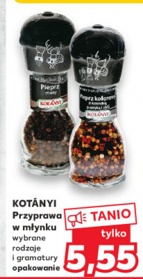 Pieprz kolorowy Kotanyi promocja