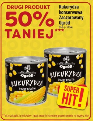 Kukurydza konserwowa Zaczarowany Ogród 340 g / 285 g promocja w POLOmarket