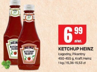 Ketchup Heinz Łagodny, Pikantny Kraft Heinz promocja w Chorten