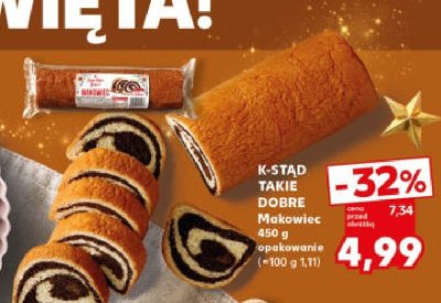 Makowiec K-Stąd Takie Dobre 450 g promocja w Kaufland