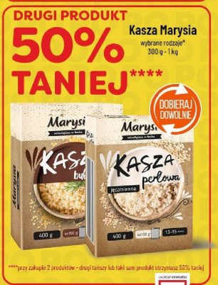 Kasza Marysia różne rodzaje promocja w POLOmarket