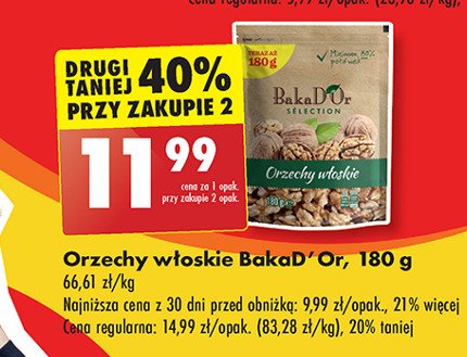 Orzechy włoskie Bakad'or promocja