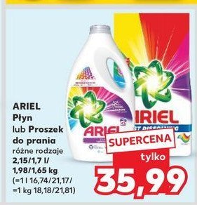 Proszek do prania color Ariel promocja