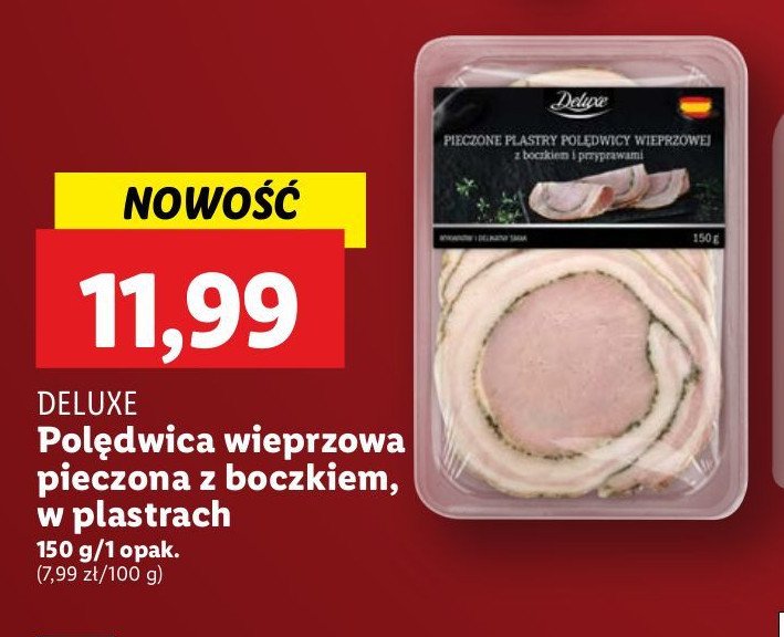 Polędwica wieprzowa pieczona Deluxe promocja