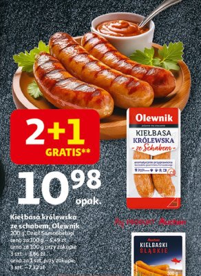Kiełbasa królewska ze schabem Olewnik promocja