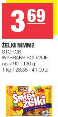 Żelki Nimm2 STORCK, wybrane rodzaje promocja w SPAR