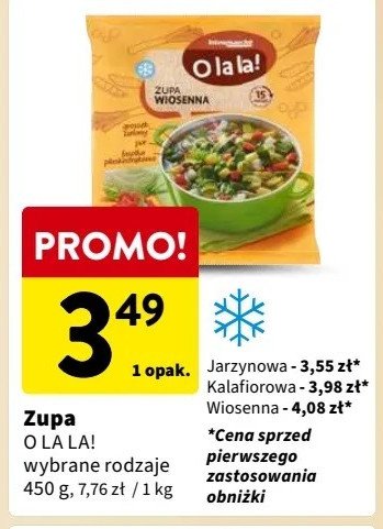 Zupa jarzynowa O la la! promocja