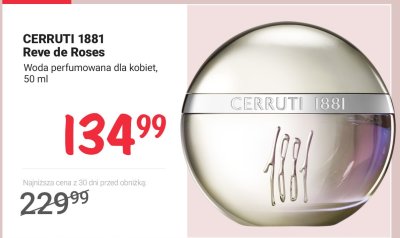 Woda perfumowana dla kobiet  Reve de Roses  promocja w Rossmann