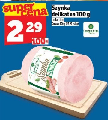 Szynka delikatna Lukullus promocja w TOPAZ