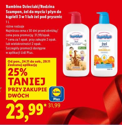 Szampon, żel do mycia i płyn do kąpieli 3 w 1, różne rodzaje promocja w Lidl