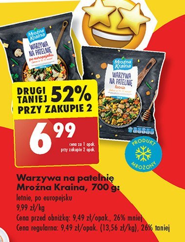 Warzywa na patelnię letnie Mroźna kraina promocja