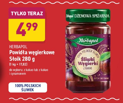 艢liwki w臋gierki z kakao i cynamonem Herbapol promocja