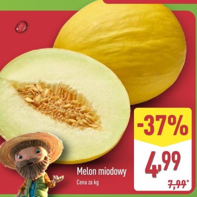 Melon miodowy promocja w Aldi
