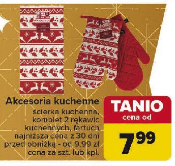 Ścierka kuchenna świąteczna promocja w Carrefour