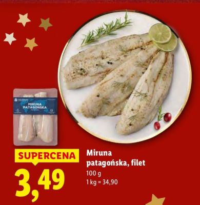 Miruna patagońska, filet Lidl promocja w Lidl