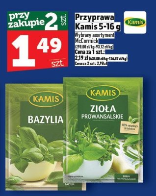 Przyprawa Kamis 5-16 g promocja w TOPAZ