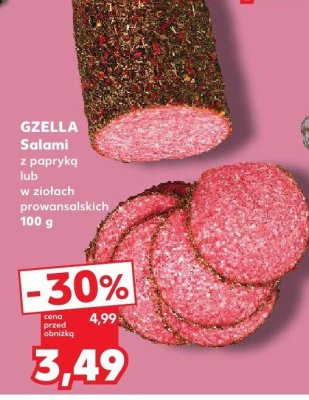 Salami w ziołach prowansalskich Gzella promocja w Kaufland