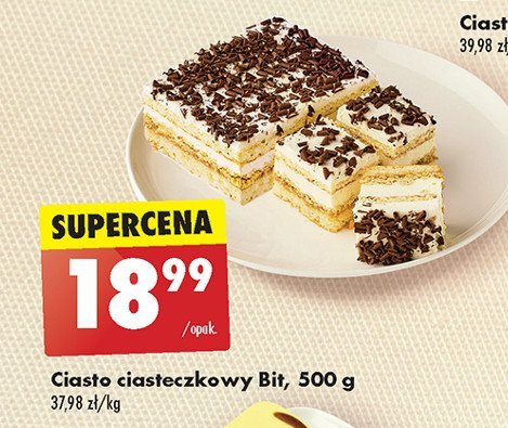 Ciasto ciasteczkowy bit promocja w Biedronka