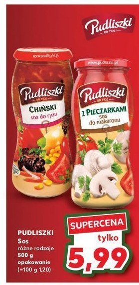 Sos chiński do ryżu Pudliszki promocja