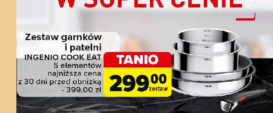 Zestaw patelni i rondli ingenio emotion Tefal promocja