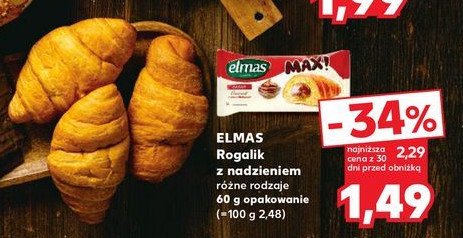 Rogalik z nadzieniem duo Elmas promocja