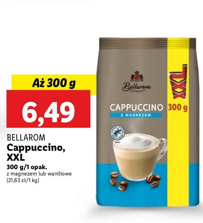 Cappuccino waniliowe Bellarom cappucccino promocja