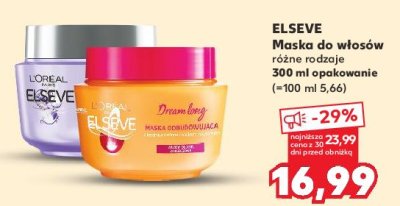 Maska do włosów nawilżająca L'oreal elseve hyaluron plump promocja