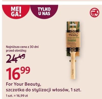 Szczotka do stylizacji włosów For Your Beauty promocja w Rossmann