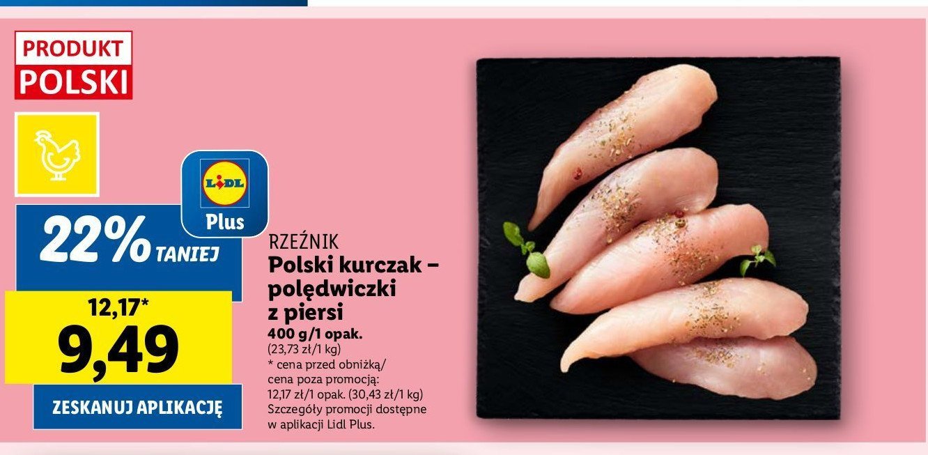 Polędwiczki z kurczaka Rzeźnik codzienna dostawa promocja