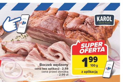 Boczek wędzony surowy Karol promocja