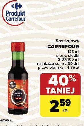 Sos sojowy promocja w Carrefour Market